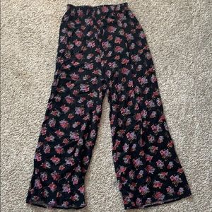 Floral Parachute Pants